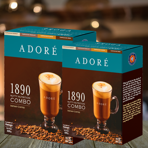 ชุดของขวัญกาแฟสำเร็จรูปคาปูชิโน่กลิ่นหอมดั้งเดิมของ100% เวียดนามพร้อมกล่องเก็บ8กล่อง24เดือน - Product Image 3