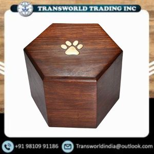 Luxury Wooden Urns for Human and Pet <b>Ashes</b> Handmade Eco-Friendly Biodegradable Custom Memorial <b>Keepsake</b> Wholesale - Product Image 6