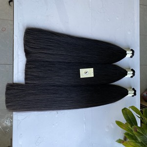 Venta al por mayor de fábrica 100% Extensiones de cabello humano crudo Color negro natural Doble dibujado Estilo de onda profunda suelta Suministro a granel - Product Image 6
