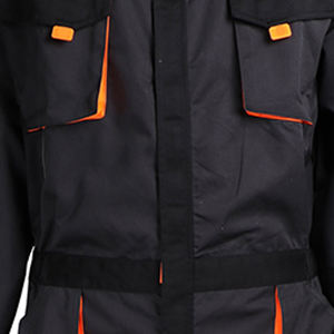 ชุดทำงานผ้าโพลีเอสเตอร์ผ้าฝ้ายระบายอากาศได้ดีสะท้อนแสงได้หลายกระเป๋าเครื่องแบบซ่อมบำรุงไซส์ใหญ่พิเศษ - Product Image 2