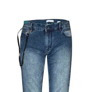 กางเกงยีนส์แฟชั่นสำหรับผู้ชายทรงหลวมผ้าเดนิมซักสำหรับฤดูหนาว - Product Image 6