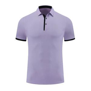 Camisetas personalizadas de Golf para Polo para hombre, manga corta transpirable, logotipo personalizado impreso, patrón sólido ODM, punto antiarrugas - Product Image 6