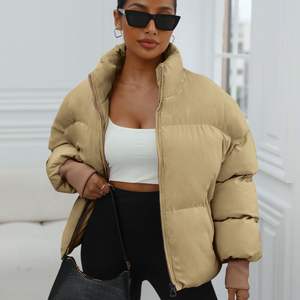 Meilleur nouveau femmes hiver mode doudoune imperméable et respirant coton rempli haut nouveautés pleine fermeture éclair confortable - Product Image 5