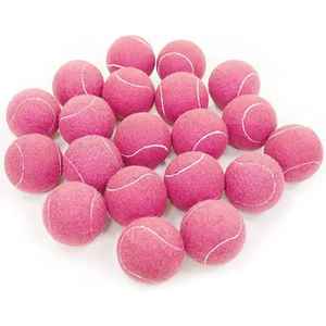 Forma perfecta Paredes gruesas Pelota de tenis de calidad premium Venta al por mayor Pelotas DE TENIS Jumbo Cricket Color Rosa Pelotas de tenis que rebotan - Product Image 4