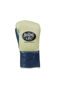 Gants de boxe personnalisables No Boxing No Life - Cuir de vachette de haute qualité, rembourrage épais à 4 couches, fermeture à lacets pour les arts martiaux - Product Image 3