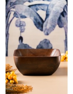 Rectangular Rustic <b>Wooden</b> <b>Bowl</b> <b>Large</b> - Product Image 6