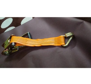 Strong Adjustable Polyester Ratchet <b>Tie</b> <b>Down</b> Belt for Securing Cargo Loads During Transport Shipping and Industrial Handling - Product Image 4