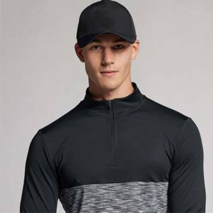 Jersey de golf con cremallera Performance 1/4 para hombre, ligero y absorbente de humedad, perfecto para juegos cómodos y ropa informal - Product Image 2