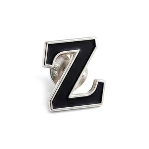 Pin Personalizado al por Mayor con Letras del Alfabeto Inglés Tradicionales, Chapado en Plata, con Impresión en Serigrafía sin Color - Product Image 6