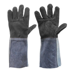 Gants de sécurité en cuir de vachette fendu de la meilleure qualité Texture lisse Résistant à la chaleur et au feu Protection élevée pour les travaux industriels - Product Image 5