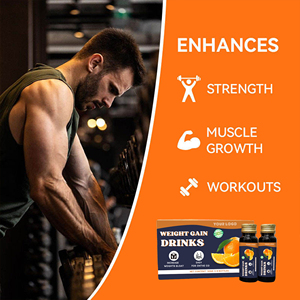 Oem/odm תוספת צמחים במשקל לשתות עבור החלפת ארוחה מתחת למשקל משקל לנער את הטעם הכתום עבור כושר מסה - Product Image 3