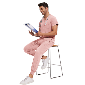 Mode vêtements de travail élégant hommes hôpital uniforme infirmière gommage ensemble hôpital gommages uniforme médical gommages - Product Image 5
