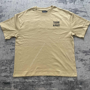 Personalizado apliques parche bordado camisetas gota hombro peso pesado algodón DTG de gran tamaño recortada Boxy camiseta personalizada para los hombres - Product Image 3