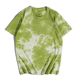 Le plus récent T-Shirt lavé tie-dye avec logo personnalisé 100% coton Streetwear unisexe surdimensionné avec impression personnalisée Style Jersey décontracté - Product Image 3
