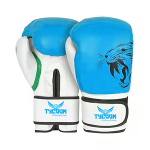 Guantes de boxeo Wining Logotipo personalizado Hecho con cuero de vaca genuino Guantes de boxeo ganadores profesionales - Product Image 1