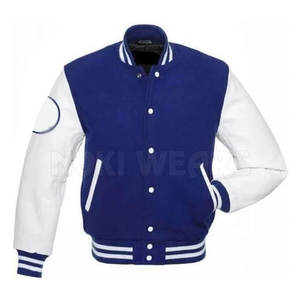 Veste de style unique décontractée de type letterman coupe-vent pour homme, veste de type letterman streetwear - Product Image 1