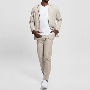 New Designs OEM Manufacturer Slim Fitness Stretch Straight <b>Drawstring</b> Casual <b>Trouser</b> for men's pants <b>trousers</b> - Product Image 4