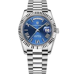 Fashion PAGANIDESIGN New 40mm Men's Fully <b>Automatic</b> Mechanical Watch Calendar Week Waterproof Men's Watch 1783 - Product Image 1