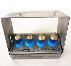 Implantes dentales Lateral Apach Sinus Lift Drills Kit Juego de 4 piezas, fabricado en Pakistán por Zarnab Surgical and Dental Co. Implants - Product Image 1