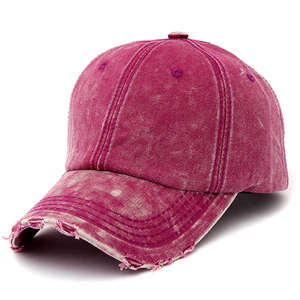 OME Casquette de baseball de haute qualité, délavée à l'acide Fourniture en usine de chapeaux unisexes en polyester/coton avec impression personnalisée pour l'extérieur - Product Image 3