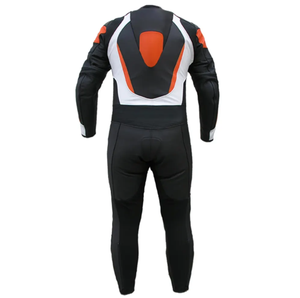 ชุดมอเตอร์ไซด์หนังพร้อมอุปกรณ์ป้องกันผ่านการรับรองจาก CE ชุดมอเตอร์ไซด์ออกแบบโลโก้ได้ตามต้องการ - Product Image 2