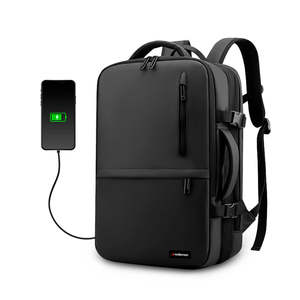Mochila Expandible Antirrobo para Portátil con Puerto de Carga USB Resistente para Banco de Energía (No Incluido) - Product Image 1