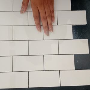 จานสีของความเป็นไปได้98มม. แบบสั่งทำ2x4สี่เหลี่ยมผืนผ้ากระเบื้องโมเสคเซรามิกที่เป็นกรดทั้งตัวสำหรับสำนักงานและโชว์รูม - Product Image 1