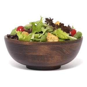 ชามไม้ทำจากไม้อะคาเซียเกรดอาหารชามสลัดและชามผลไม้เป็นมิตรต่อสิ่งแวดล้อมเครื่องครัวทำจากไม้ - Product Image 4