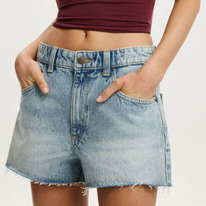 Shorts en jean pour femmes de haute qualité, design tendance, respirants, taille haute, shorts en jean pour femmes - Product Image 5