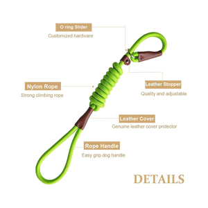 ชุดสายจูงสุนัขและปลอกคอหนังสำหรับสัตว์เลี้ยงขนาดใหญ่ขนาดกลางขนาดเล็กอุปกรณ์สำหรับสุนัขและแมว - Product Image 4