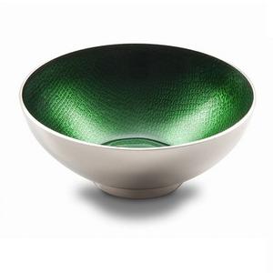 ชามทรงกลมเคลือบเงาทำจากทองแดงพร้อมอุปกรณ์เสิร์ฟอาหารดีไซน์ไม่เหมือนใครชามเสิร์ฟผลไม้ทรงกลมเคลือบเงาทำจากทองแดง - Product Image 5