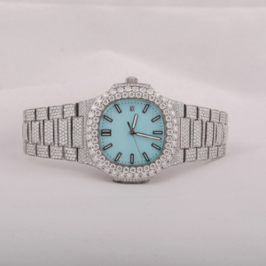 Reloj de Lujo para Hombre de Alta Calidad, Acero Inoxidable, Cristal de Zafiro, Diamantes, Movimiento Mecánico, Diseño de Moneda, Detalle de Corona, Clásico - Product Image 2