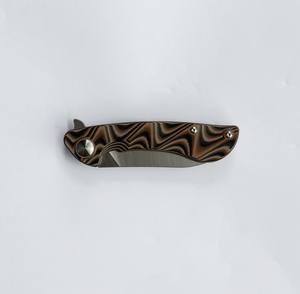 มีดพกพาแบบพับได้มีดล่าสัตว์กลางแจ้งด้ามจับ G10มีสไตล์งานตามสั่ง - Product Image 4