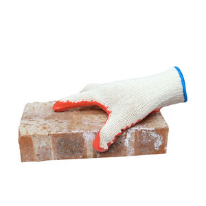 Gants de récolte agricoles en coton tricoté enduit de latex orange, protection pour les mains pour la ferme et le jardin - Product Image 2