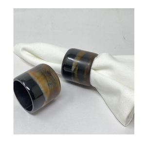 Meilleures ventes ronds de serviette en corne de buffle décor naturel ronds de serviette durables grand article de décoration de table - Product Image 5