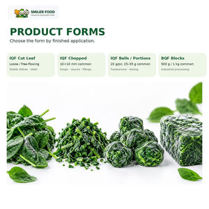 Espinacas Congeladas IQF de 2-4 cm para Platos Preparados y Procesamiento de Alimentos - Product Image 2