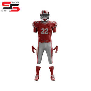 La última camiseta de fútbol universitario americano, uniforme de fútbol americano de estilo único, camiseta de fútbol americano de sarga de aparejos de talla grande - Product Image 5