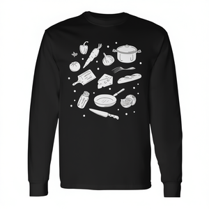 Camiseta de Manga Larga para Chefs y Cocineros, Camiseta de Cocina - Product Image 2