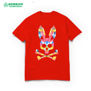 Camiseta Moderna para Hombre, Cuello Redondo, Manga Corta, 100% Algodón Suave, Estilo Casual Urbano, Ecológica, Secado Rápido, 200g, Varios Colores - Product Image 4