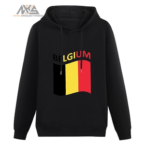 Sudadera con capucha térmica gráfica de la bandera de Bélgica Premium de NKS Industries, sudadera perfectamente cálida para el invierno, comodidad de estilo diario - Product Image 2