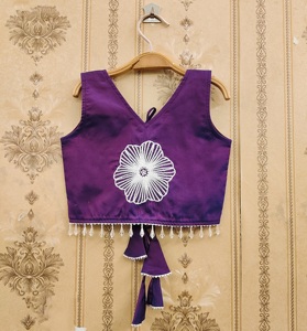 Shoryam Fashion Lehenga Choli ethnique entièrement cousu pour filles, longueur au sol |   Broderie violette de qualité supérieure, coupe classique toutes saisons, pour les occasions spéciales - Product Image 3