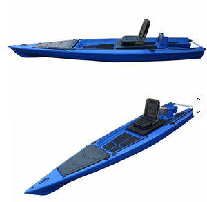 Neues Design Einzelantriebsmotor-Kajak aus LLDPE-Material Sit-On-Top Kanu zum Angeln Surfen Rudern - Product Image 1