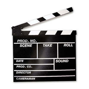 Small Clapperboard for <b>Films</b> - Product Image 1