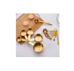 Cuchara medidora de latón, accesorios de panadería, cuchara medidora hecha a mano de Color dorado en nueva y elegante venta superventas - Product Image 1