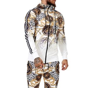 Conjunto de chándal informal para hombre hecho en fábrica 2025, chándal atractivo con logotipo personalizado, chándales de algodón 100% para hombre - Product Image 1