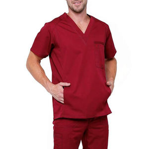 Ensembles de blouses médicales pour hommes extensibles dans les quatre sens, personnalisables avec logo, en polyester et élasthanne, pour hôpitaux, cliniques dentaires et médecins - Product Image 5
