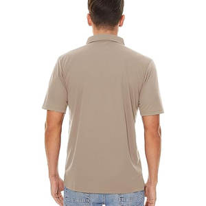 เสื้อเชิ้ตแขนสั้นผ้าคอตตอนปิเก้ 100% สำหรับผู้ชาย แบบสั่งตัดพิเศษ ป้องกันรอยยับ ทรงลำลอง มีกระดุม - Product Image 3