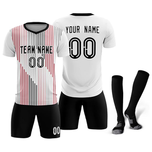 Ropa de fútbol unisex de alta calidad con logotipo personalizado, precios al por mayor, uniforme de fútbol transpirable de secado rápido - Product Image 1