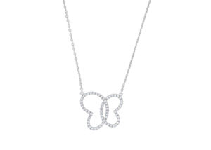 Luxe 0.50Ct Moissanite 18 pulgadas collar ligero plata esterlina único al por mayor OEM ODM - Product Image 5