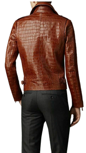 Chaqueta de Cuero de Lujo, Exótica, Impermeable, Unisex, de Manga Larga, con Serigrafía, Modelo IRSA SPORTS IRSA-05-0621, OEM/ODM - Product Image 3